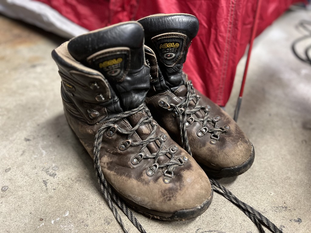 My old leather hiking&nbsp;boots…